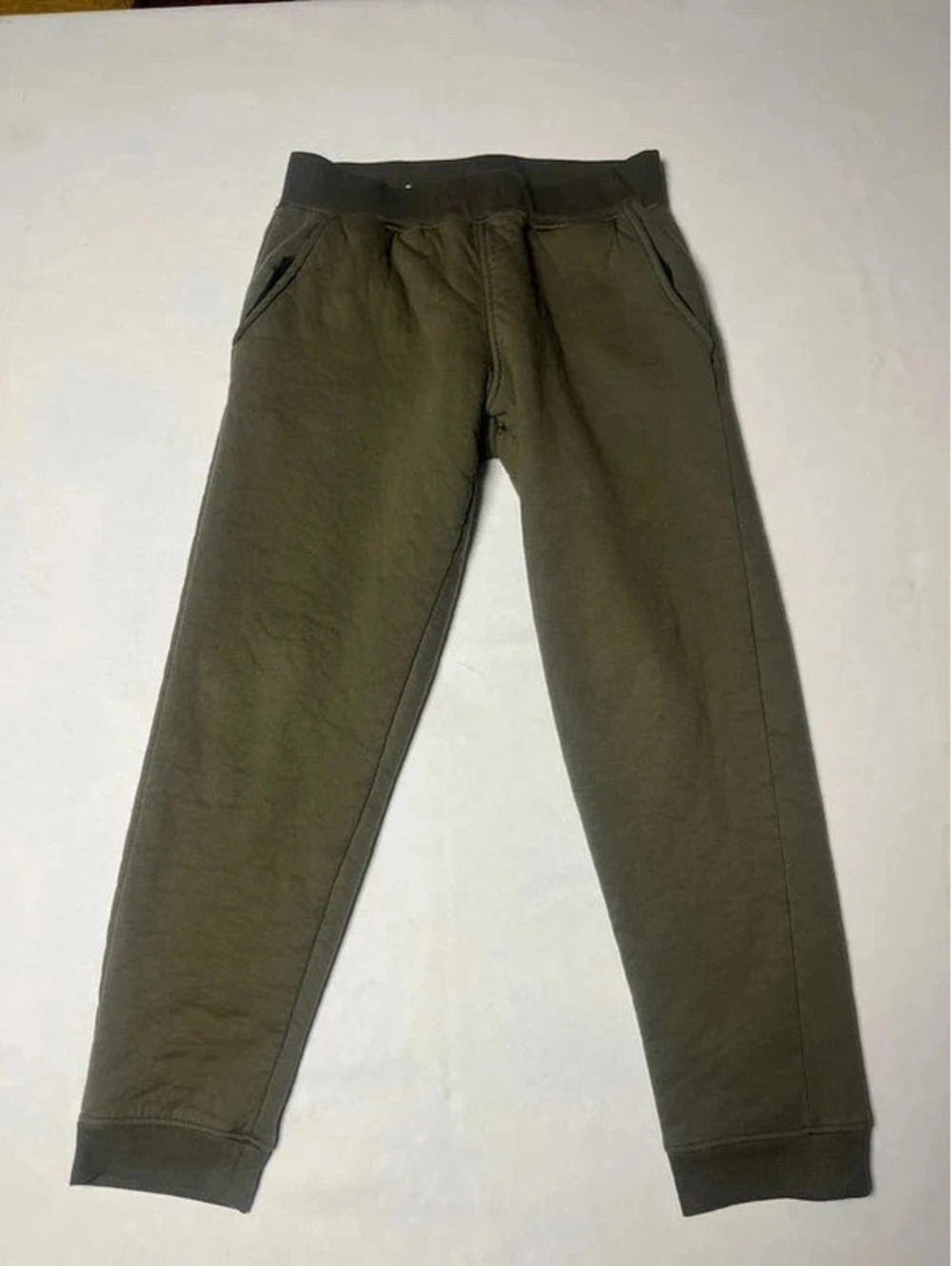 Extra small women’s unisex juniors, small weatherproof pants, joggers green warm